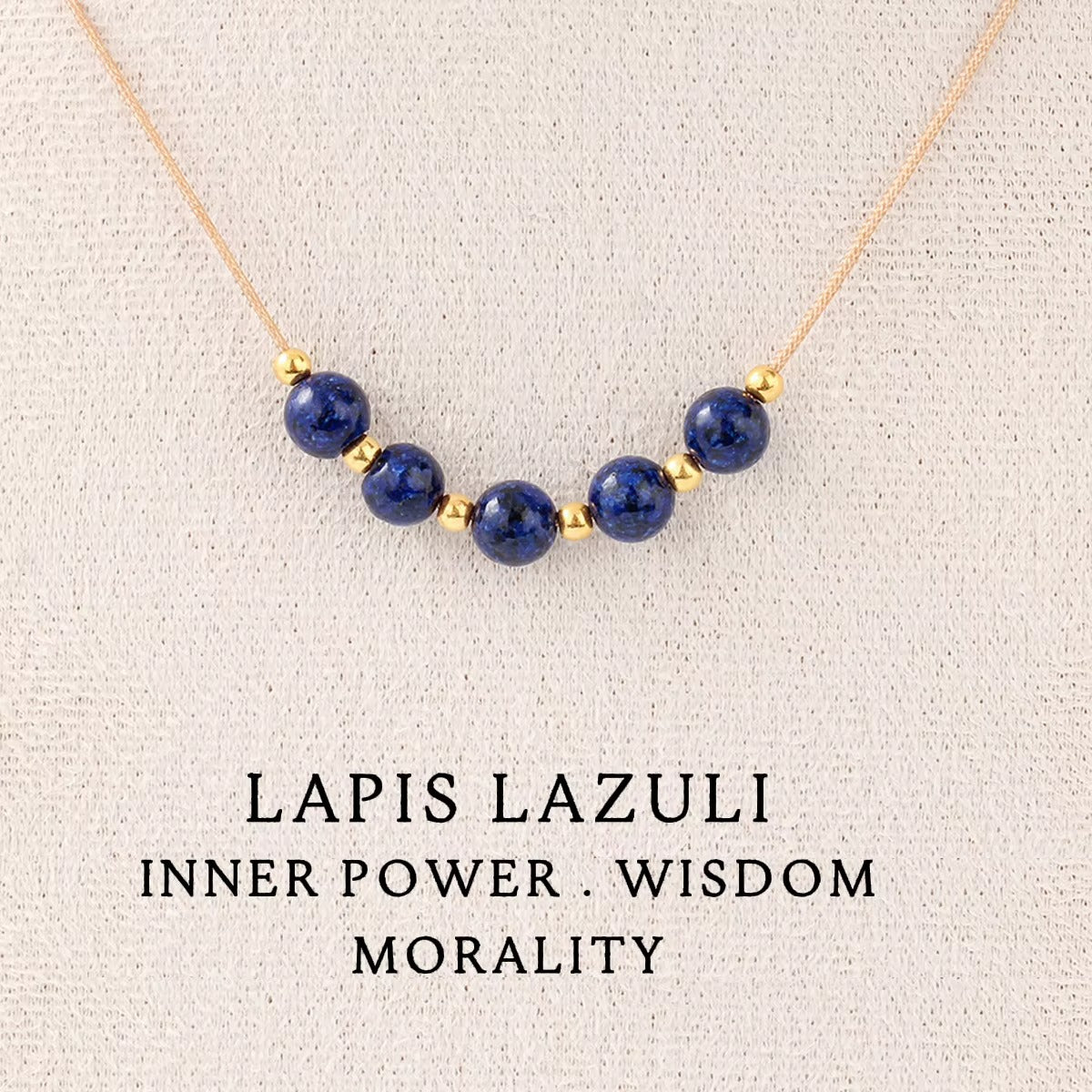 Lapis necklace – view 2