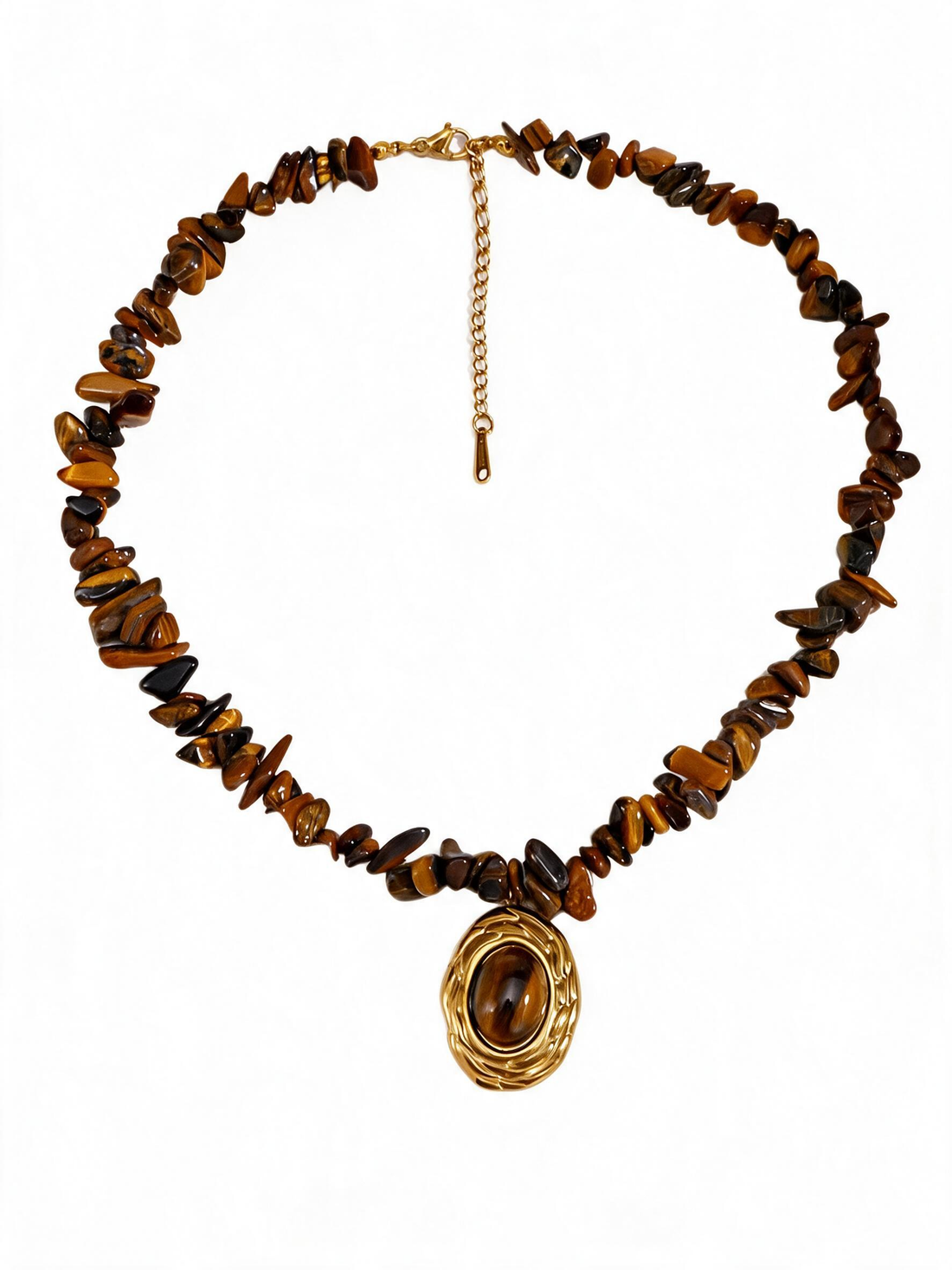 Natural stone necklace