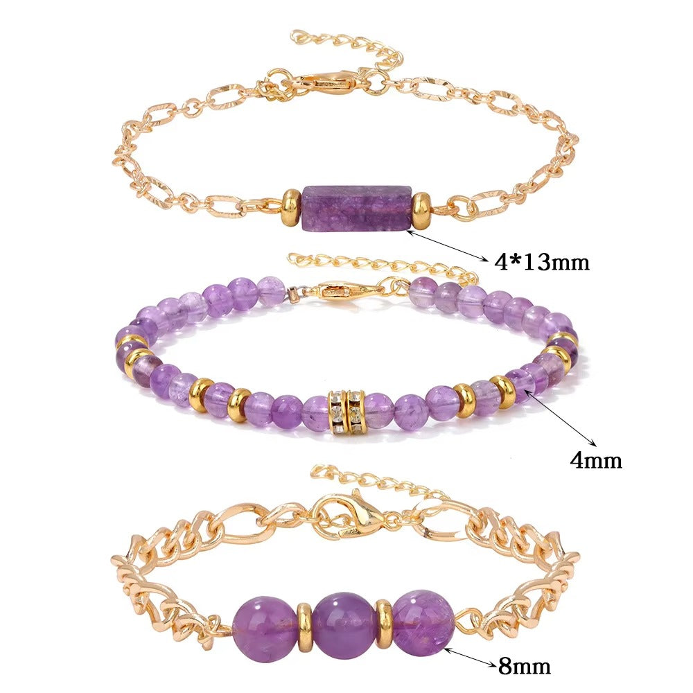 Amethyst bracelet – view 4