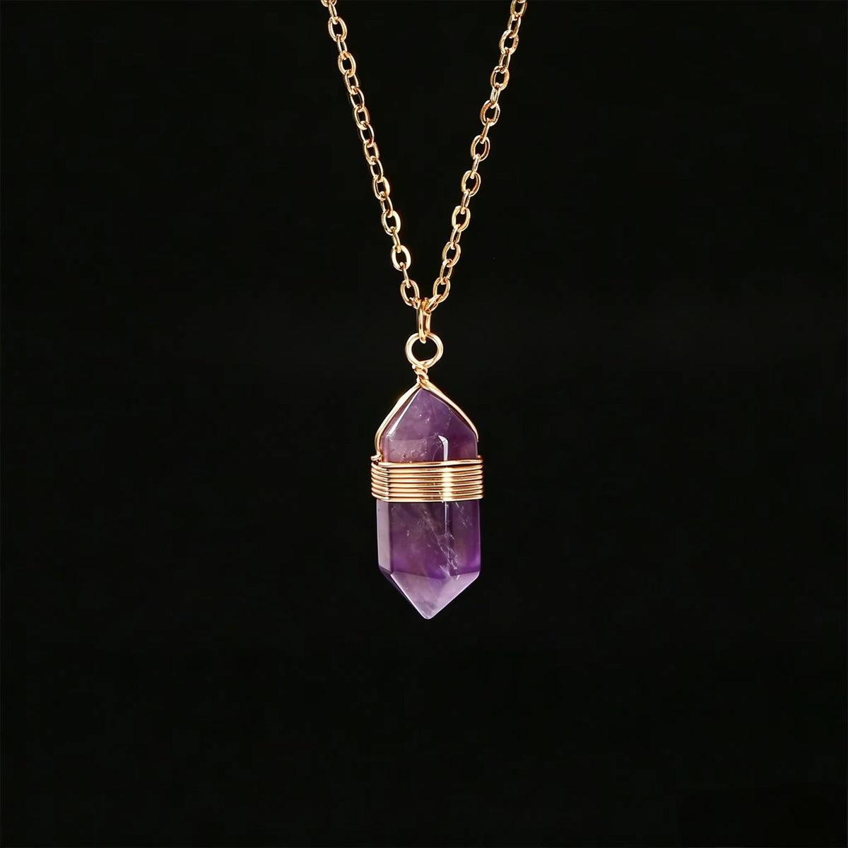 Crystal necklace – view 3