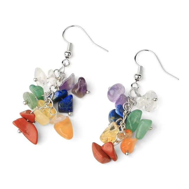 Natural stone earrings