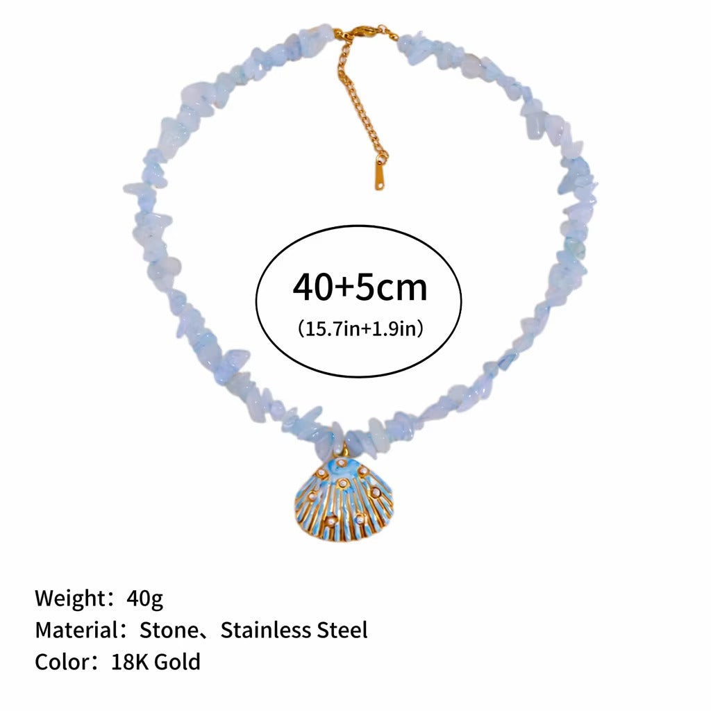 Natural stone necklace – view 5
