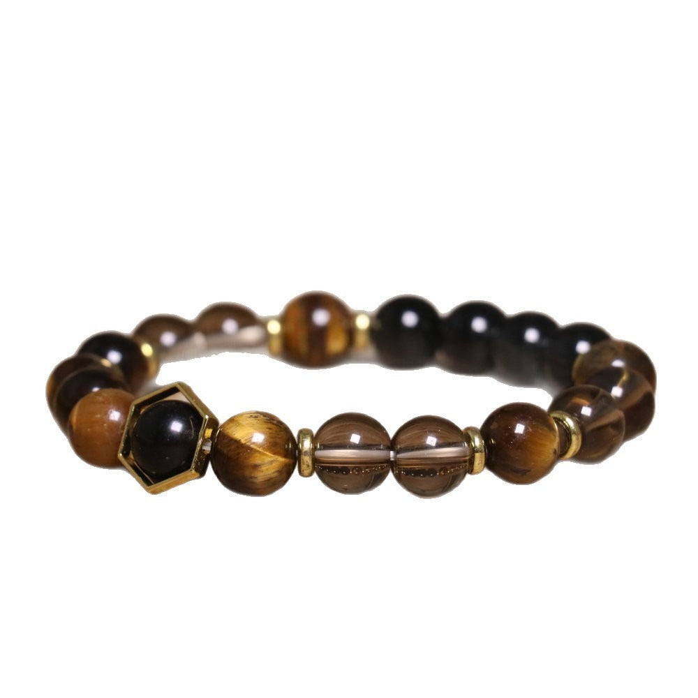 Classic Tiger Eye Bead Bracelet