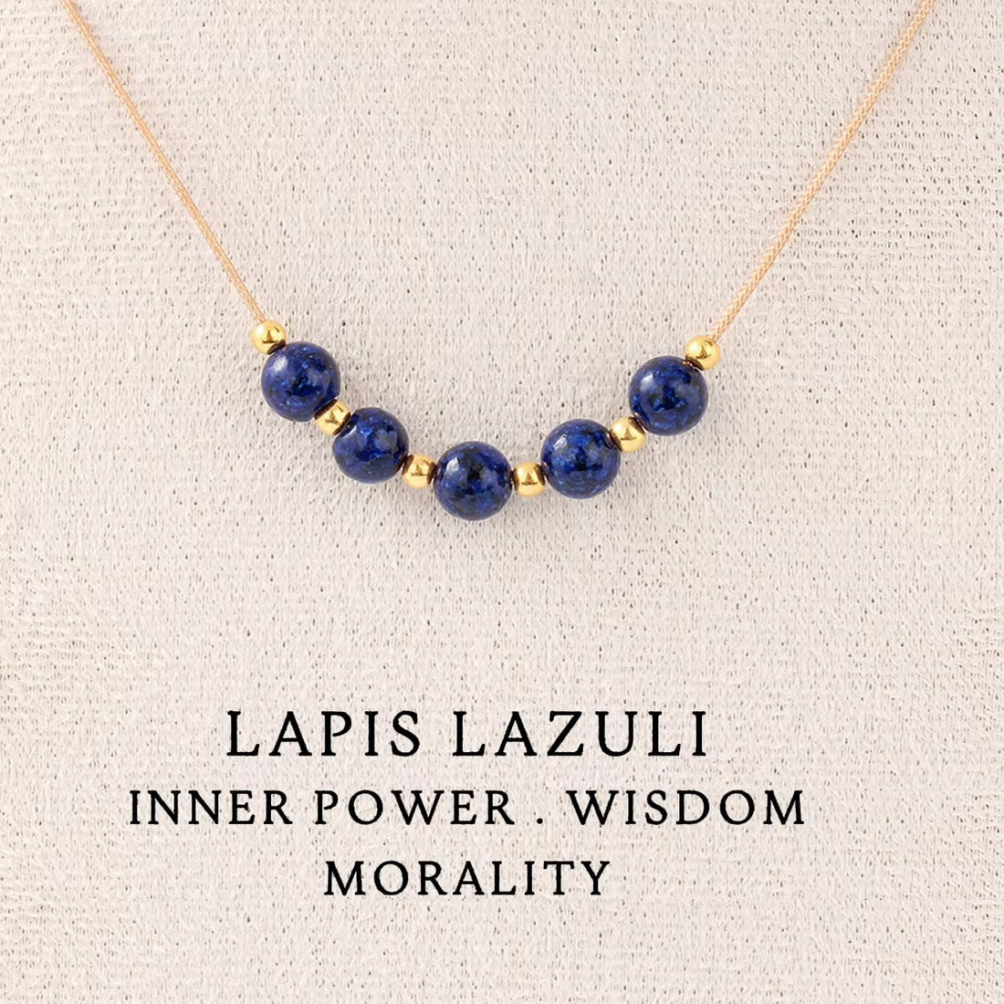 Lapis necklace – view 2