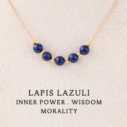 Lapis necklace – view 2