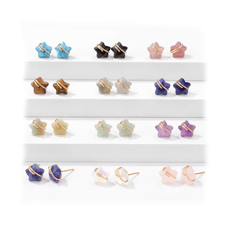 Natural stone earrings – view 14