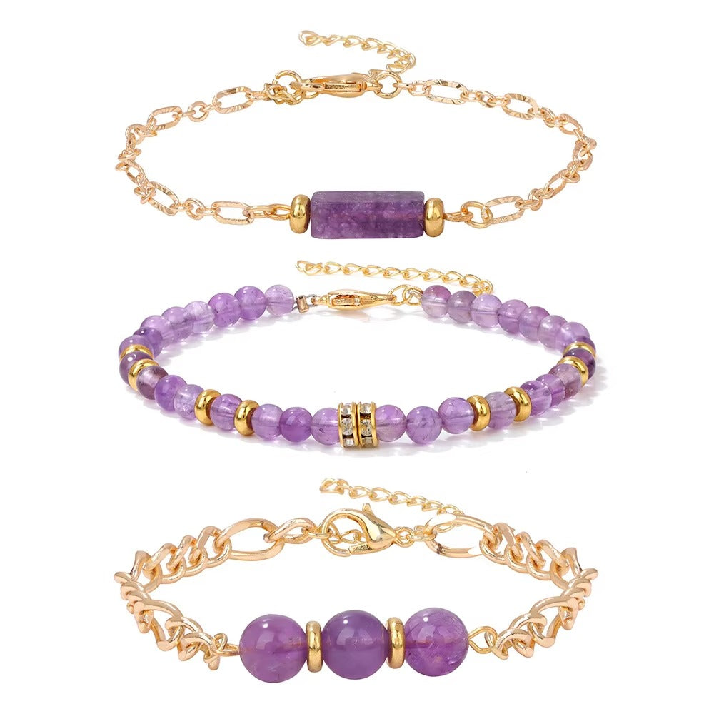 Amethyst bracelet
