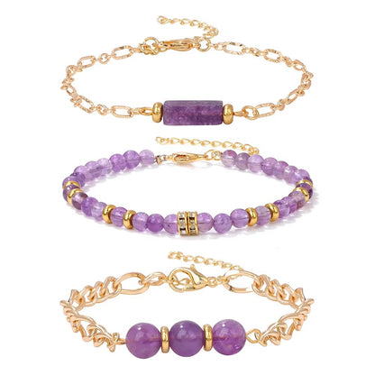 Amethyst bracelet