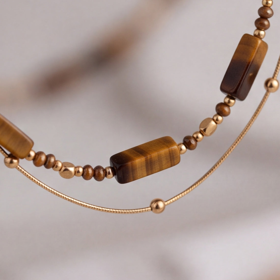 Tiger eye necklace – view 2