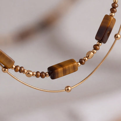 Tiger eye necklace – view 2