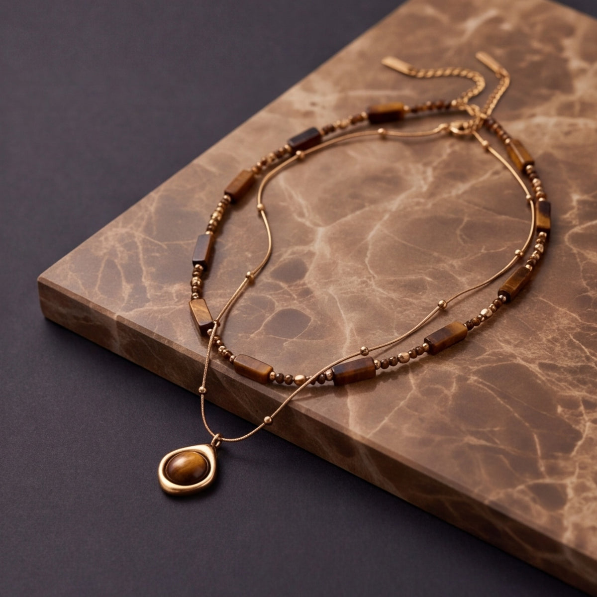 Tiger eye necklace – view 5