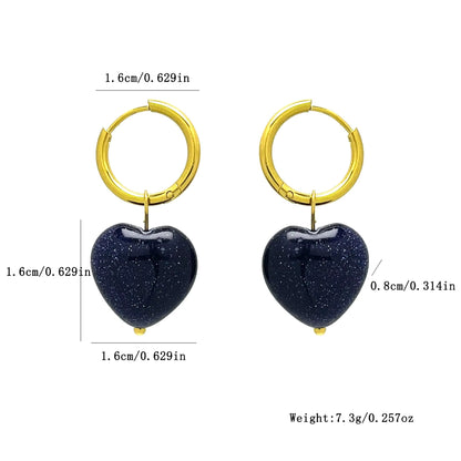 Natural stone earrings – view 8