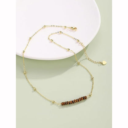 Tiger eye necklace – view 2