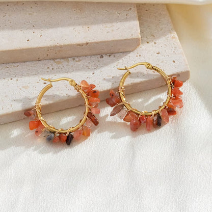 Natural stone earrings – view 14