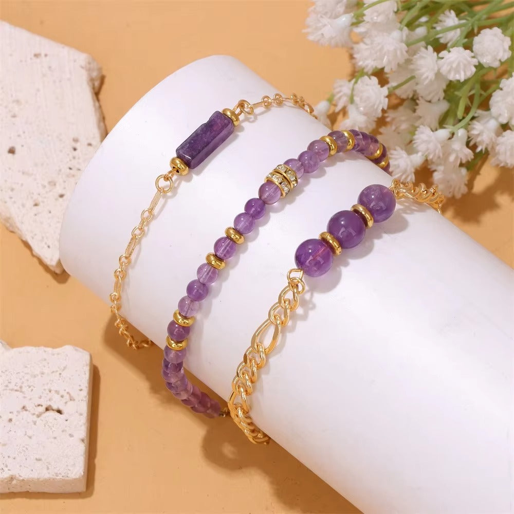 Amethyst bracelet – view 2