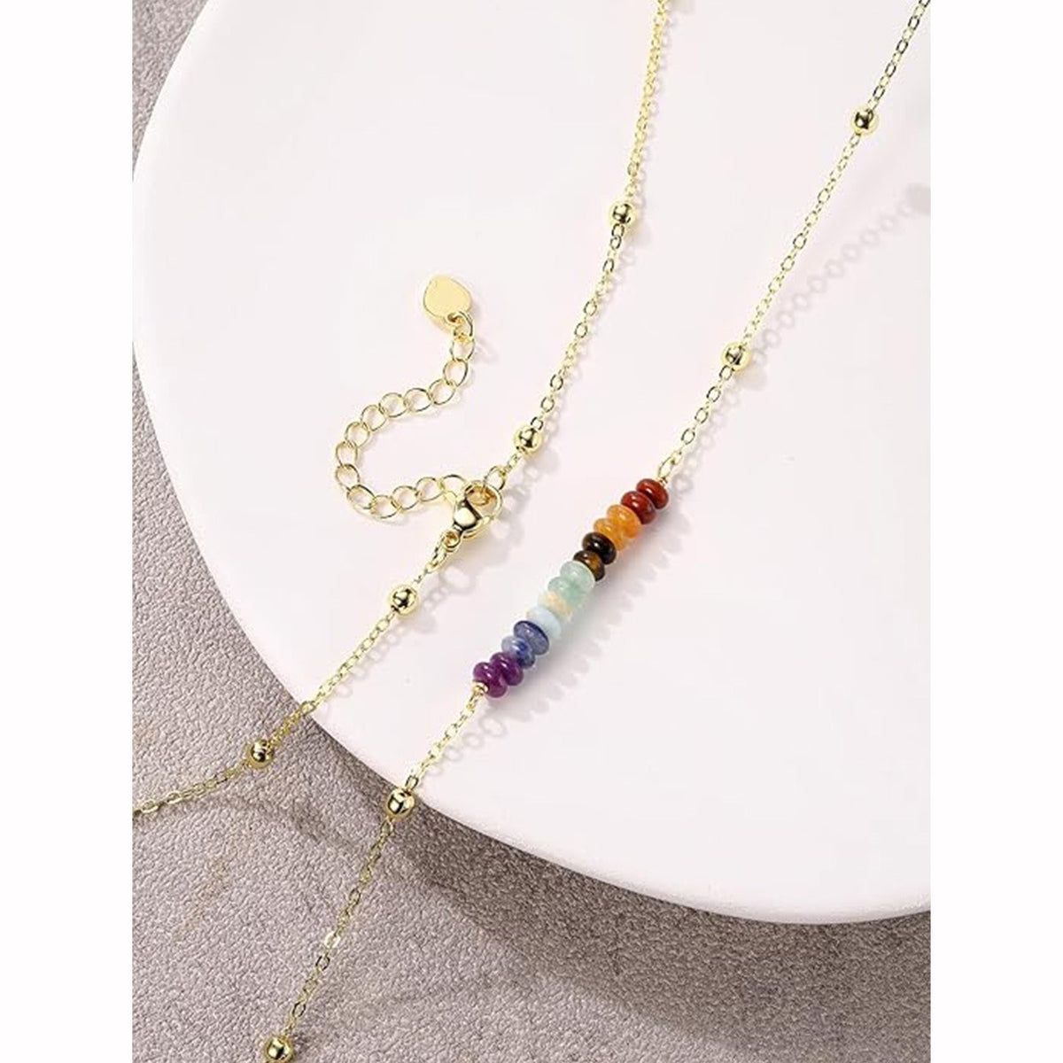 Birthstone necklace – view 2