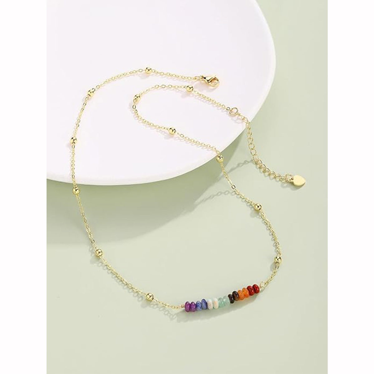 Birthstone necklace – view 3