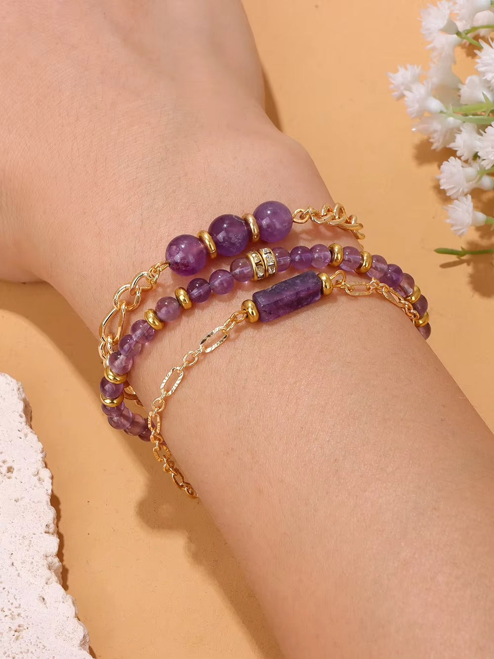 Amethyst bracelet – view 5