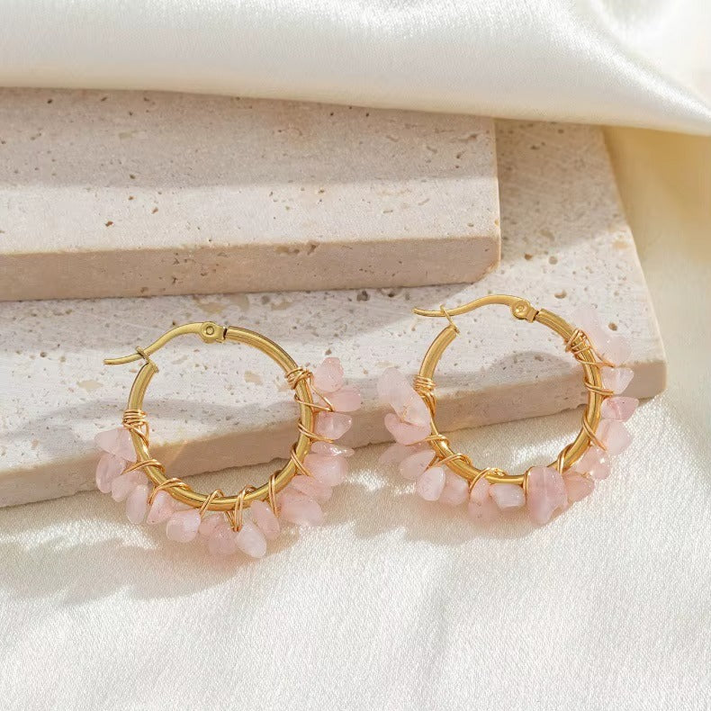 Natural stone earrings – view 7