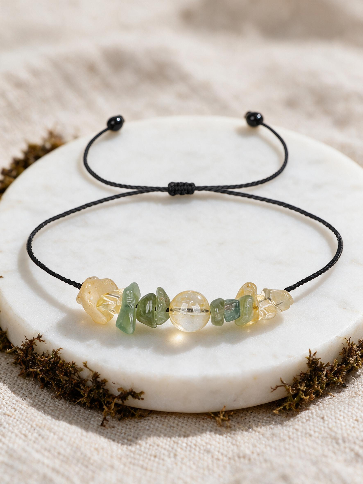 Citrine and peridot bracelet – view 4