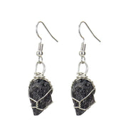Silver + obsidian