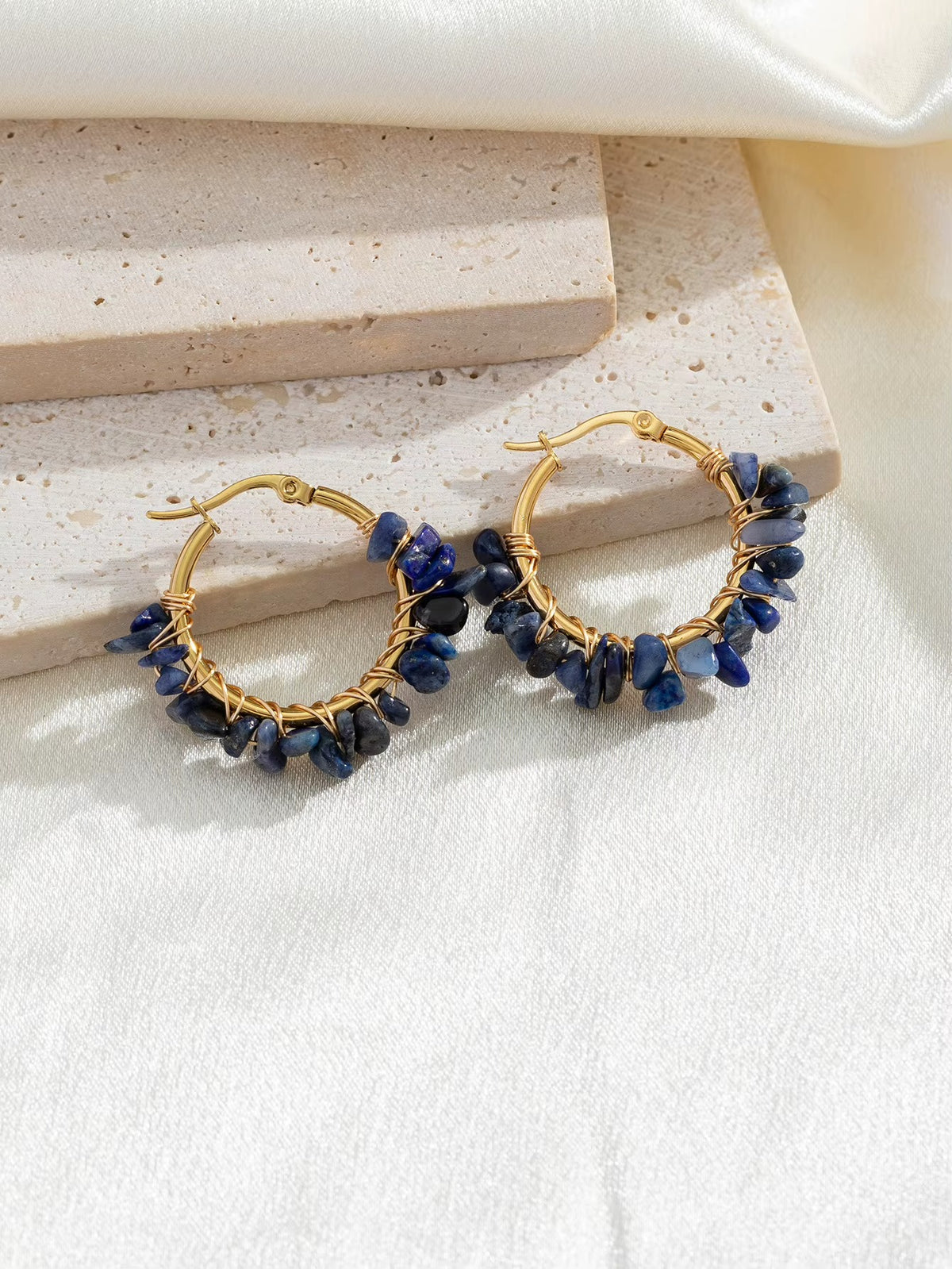 Natural stone earrings – view 11