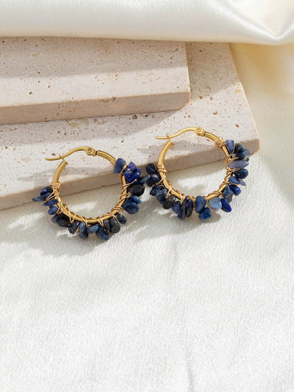 Natural stone earrings – view 11
