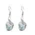 Tourmaline and agate and crystal earrings