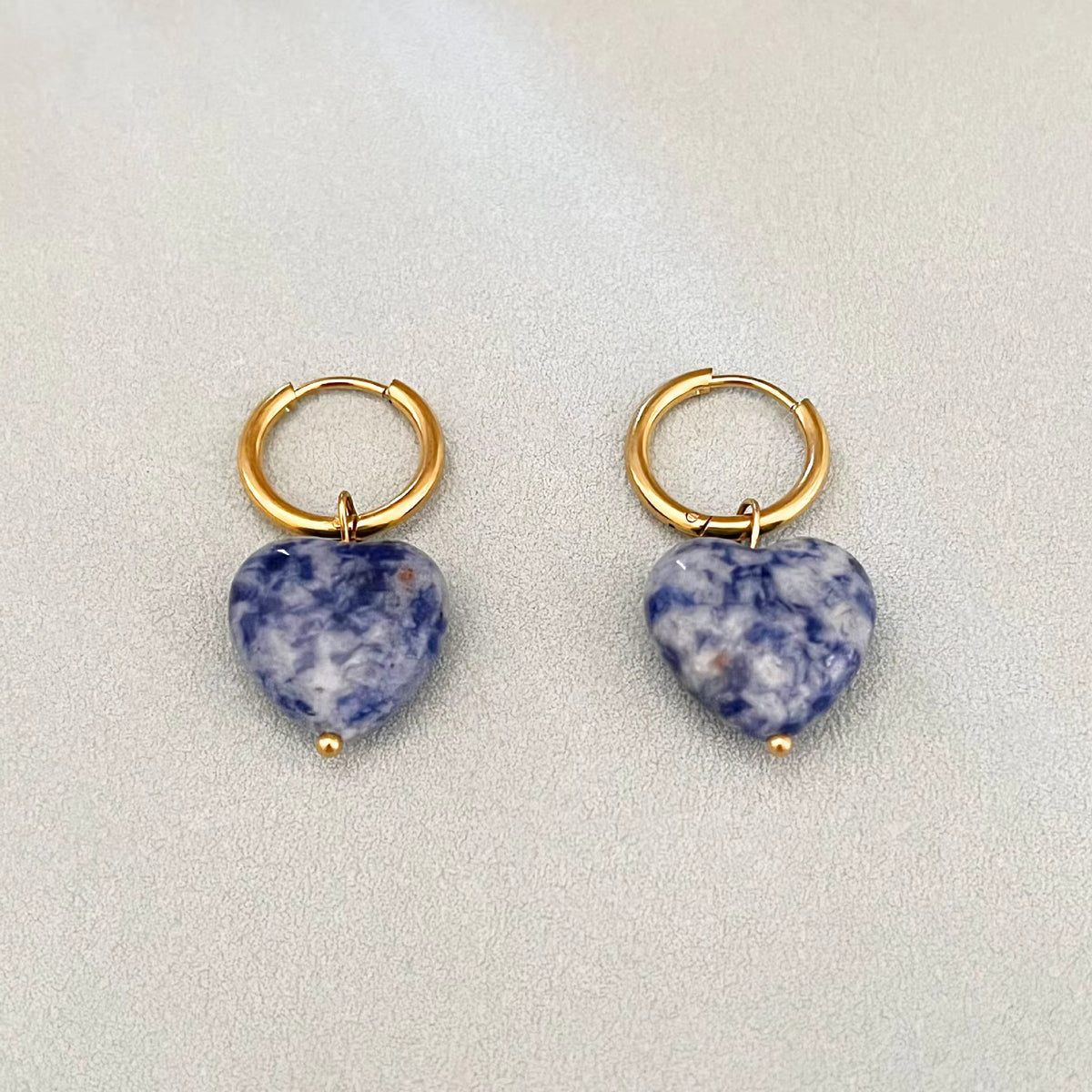 Natural stone earrings – view 2