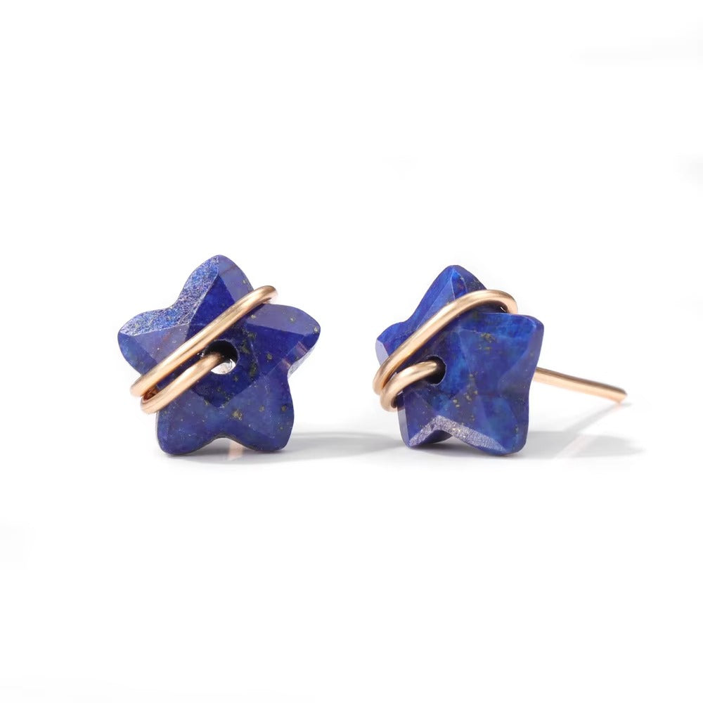 Natural stone earrings – view 2