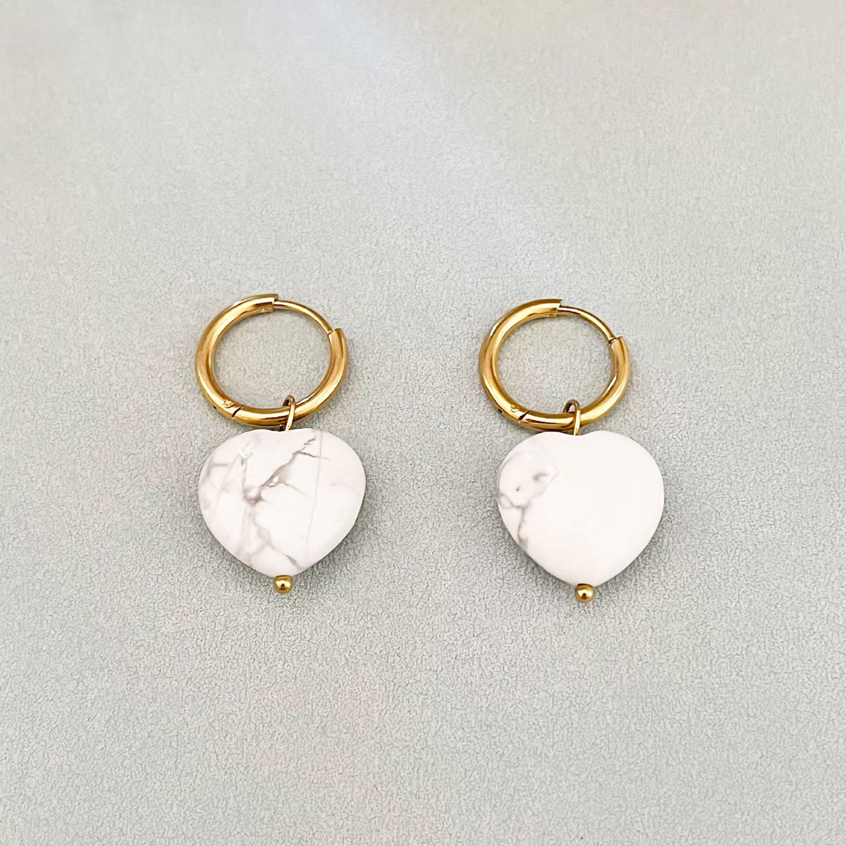 Natural stone earrings – view 3