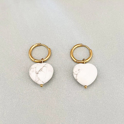 Natural stone earrings – view 3