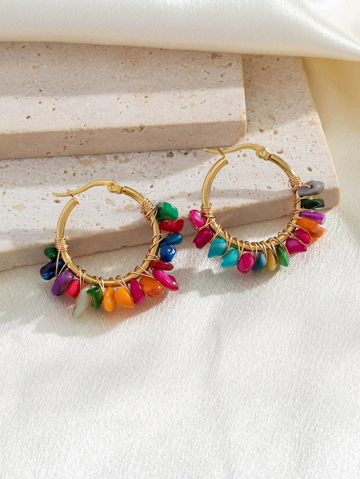 Natural stone earrings – view 5