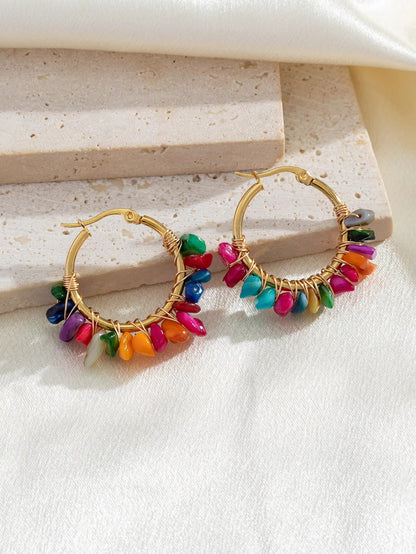 Natural stone earrings – view 5