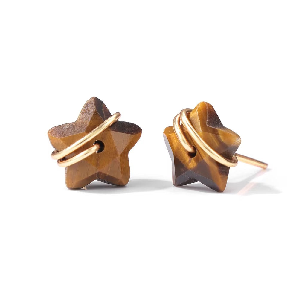 Natural stone earrings – view 4