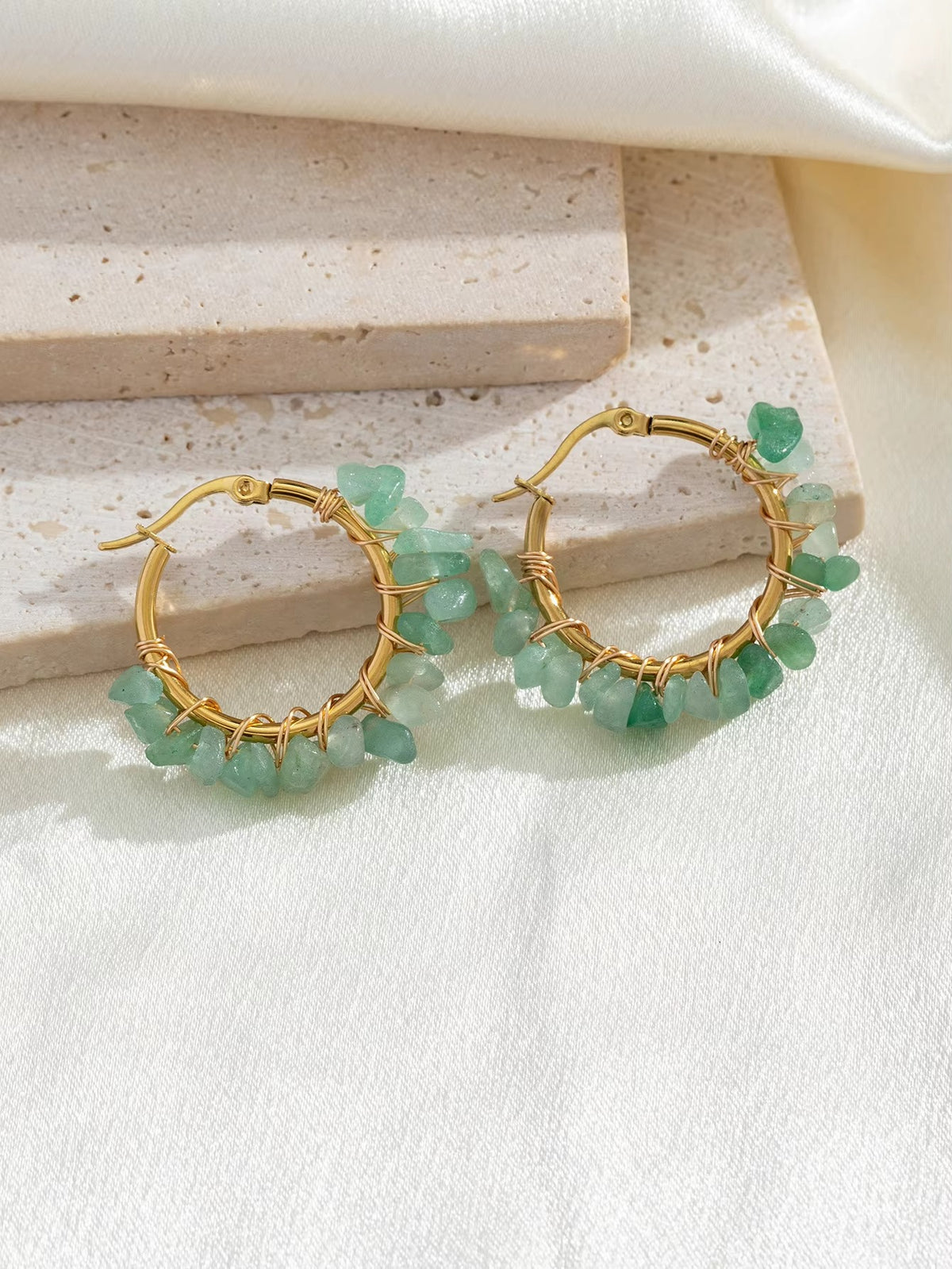 Natural stone earrings – view 6