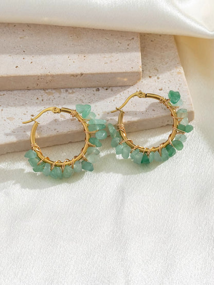 Natural stone earrings – view 6