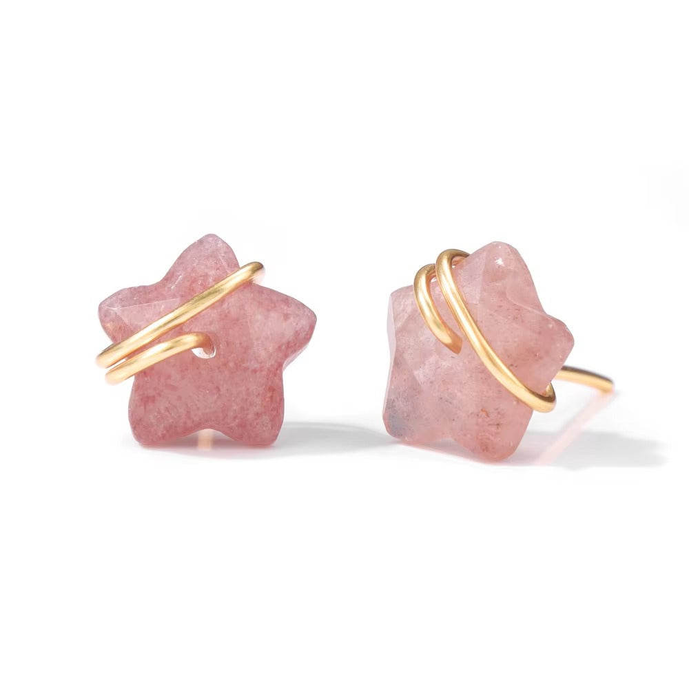 Natural stone earrings – view 6