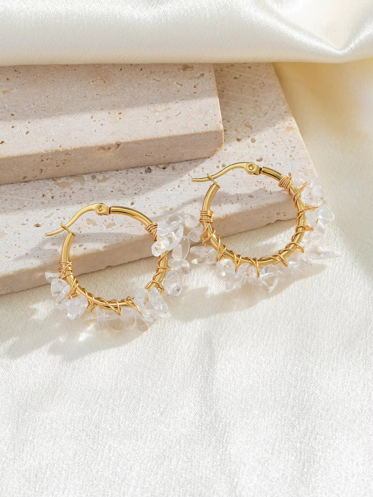 Natural stone earrings – view 9
