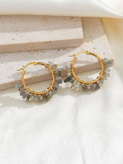 Natural stone earrings – view 10